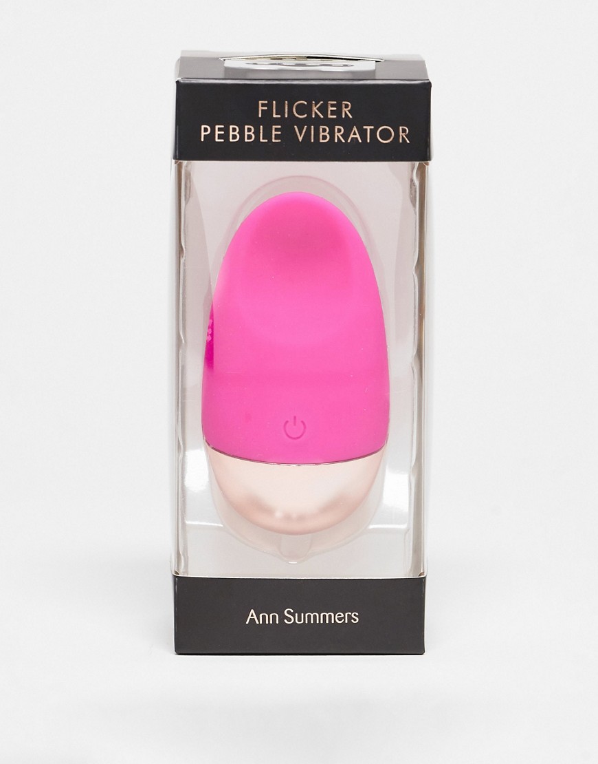Ann Summers flicker pebble massager vibrator in pink-No colour