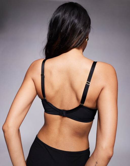 Ann Summers – Größere Brust – Sexy Lace – Unwattierter BH in Schwarz mit tiefem Ausschnitt, 2 von 4