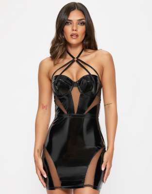 Ann Summers Halloween Bewitchment dress in black