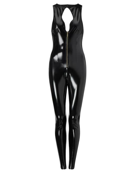 Ann Summers halloween Dominating jumpsuit in black, 2 of 5