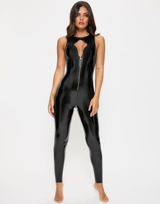 Ann Summers halloween Dominating jumpsuit in black, 5 of 5