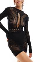 Ann Summers Janelle jewelled dress in black ASOS