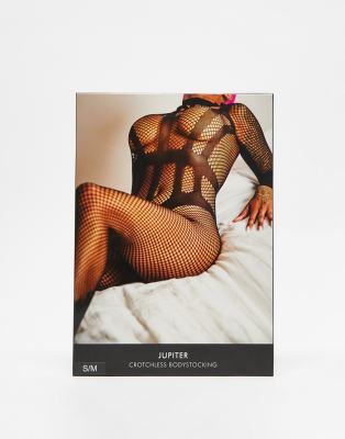 Ann Summers - Halloween - Jupiter - Ouvert-Bodystocking in Schwarz