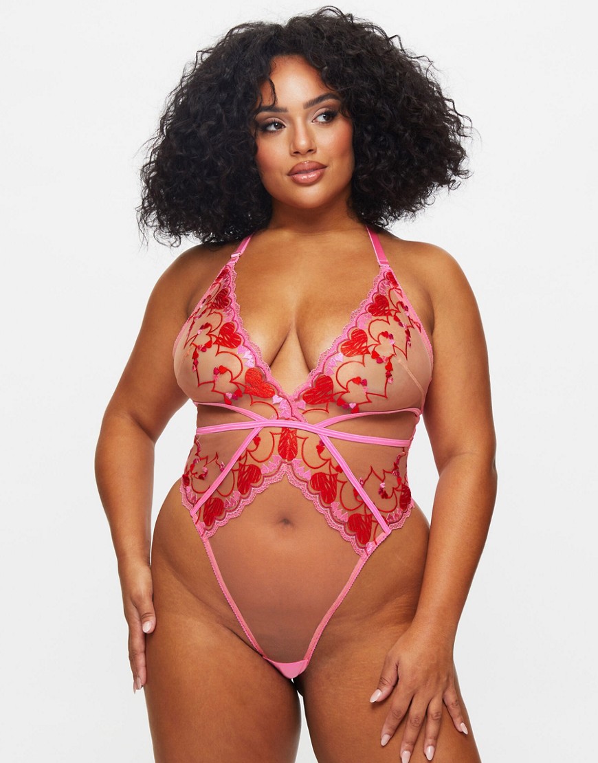 Ann Summers Heart bouquet non padded soft body in pink