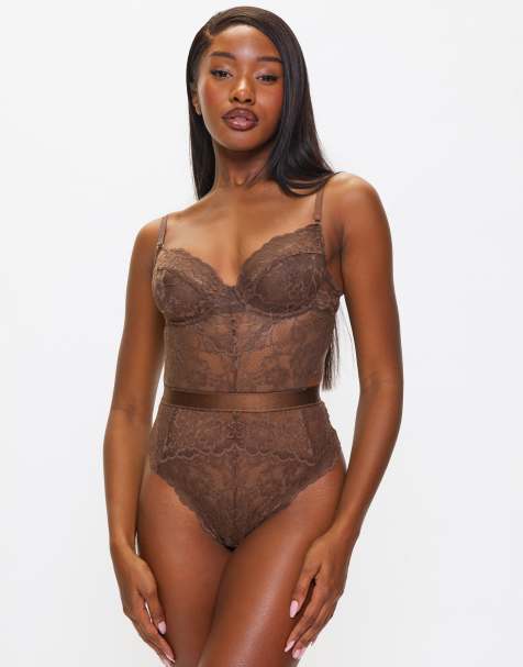 Ann Summers Hold me tight body in beige - view 1