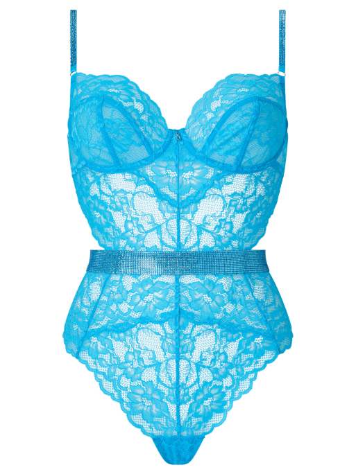Ann Summers Hold me tight luxe body in blue, 5 of 5