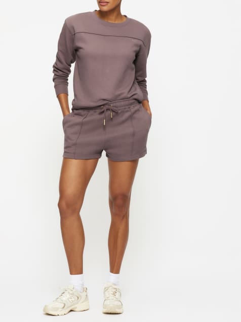 Ann Summers Jessica sweat short in brown - view 1