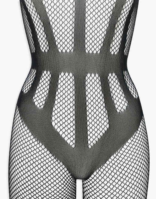 Ann Summers - Jupiter - Body ouvert en résille - Noir, 3 de 3