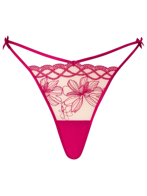 Ann Summers Make you mine g-string in dark pink, 4 of 4