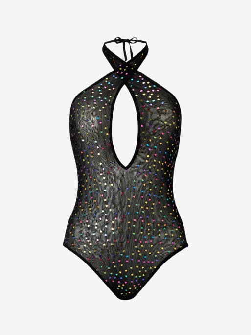 Ann Summers Neon heart body in multi, 5 of 5