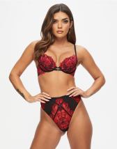 COLLUSION tailored fitted vest corset in black