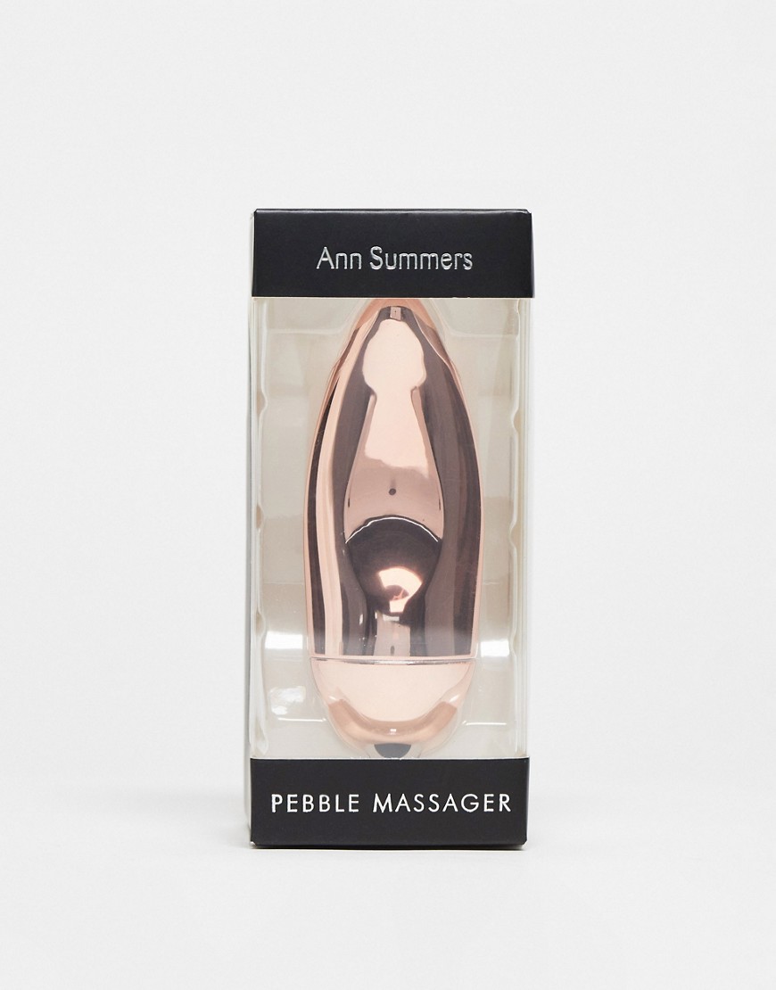 Ann Summers personal pebble massager vibrator in rose gold-No colour