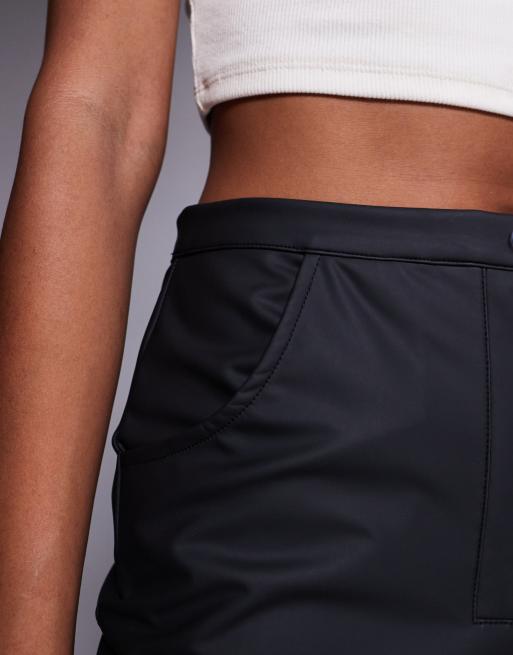Ann Summers Plain pu short in black, 5 of 5