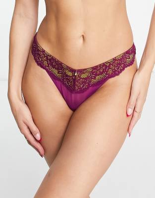 Ann Summers - Planet - Verführerischer Spitzentanga in Lila