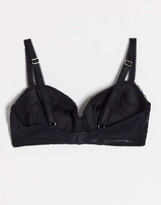 Ann Summers - Reggiseno seducente a balconcino in pizzo nero, 2 di 4