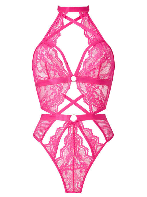 Ann Summers Rosella crotchless body in pink, 4 of 4