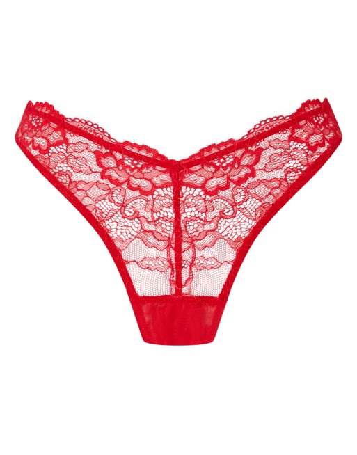 Ann Summers Seduce me crotchless thong in red, 3 of 3