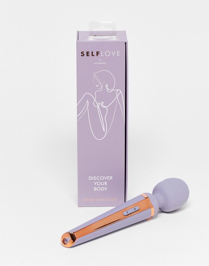Ann Summers Self Love massage wand vibrator in purple-No colour