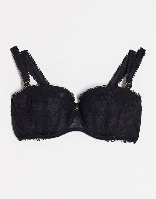 Ann Summers Sexy Lace Balcony bra in black