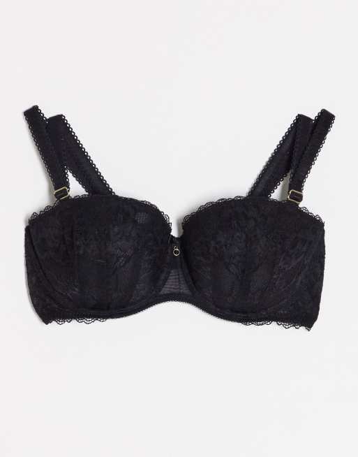 Ann Summers Sexy Lace Balcony bra in black | ASOS