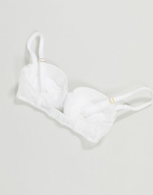 Ann Summers Sexy Lace balcony bra in white