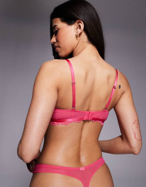 Ann Summers - Sexy Lace - Brassière non imbottita rosa, 2 di 4