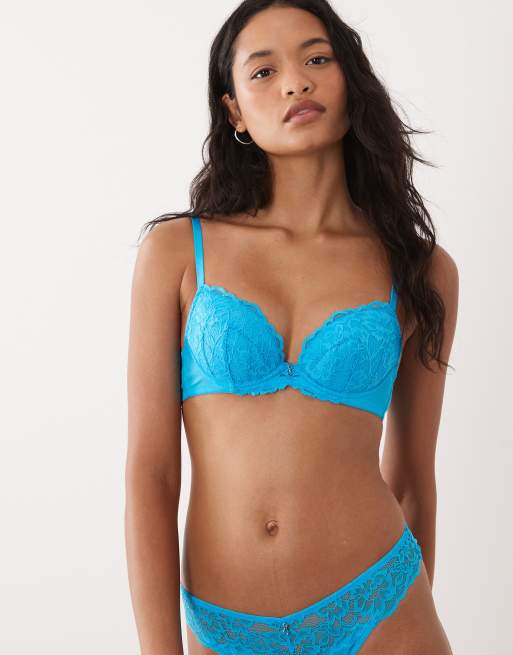 Ann Summers - Sexy Lace - Kanten set in felblauw, 2 van 3