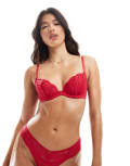[Ann Summers] Ann Summers Sexy Lace non-padded bra in red 36D RED