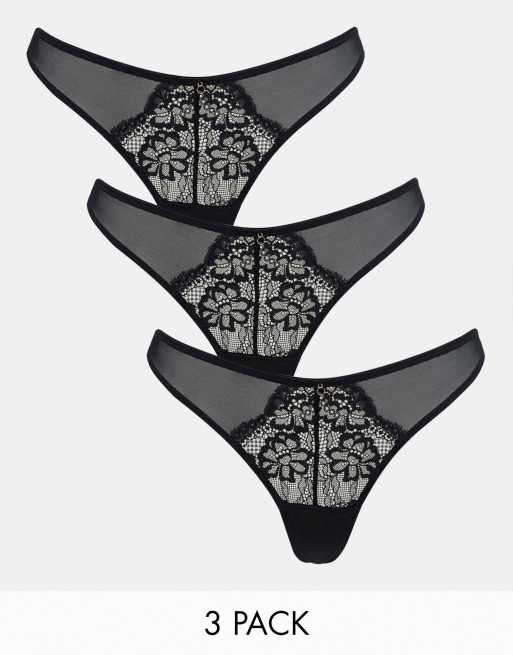 Ann Summers besotted shapewear thong in black