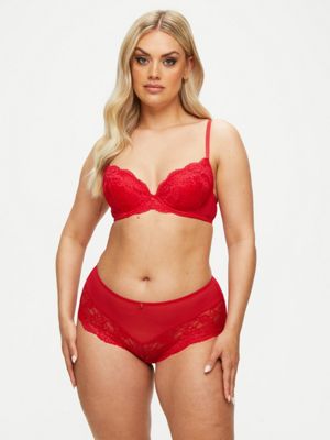 Ann Summers Sexy lace planet short in red