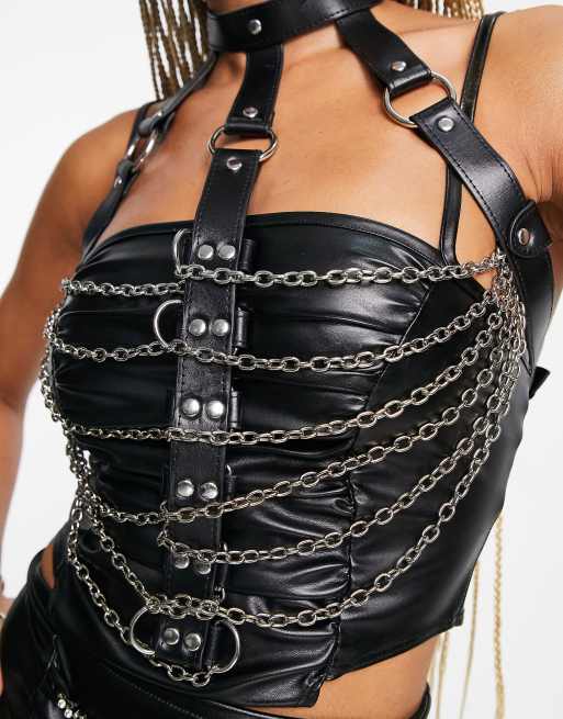 Harness "Brave", Men's Harness, Leather harness, Fashion  Harness