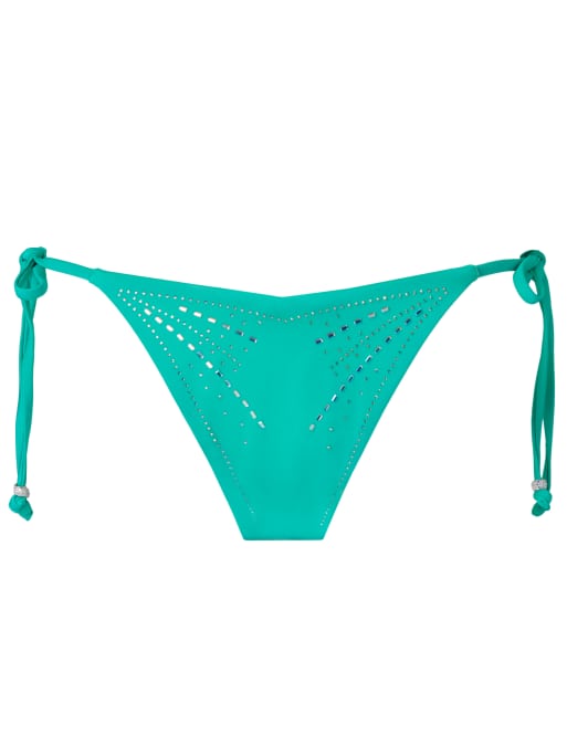 Ann Summers Summer siren tie side bikini brazilian in teal, 2 of 4