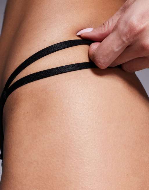 Ann Summers Tied by Desire string thong in black, 4 of 4