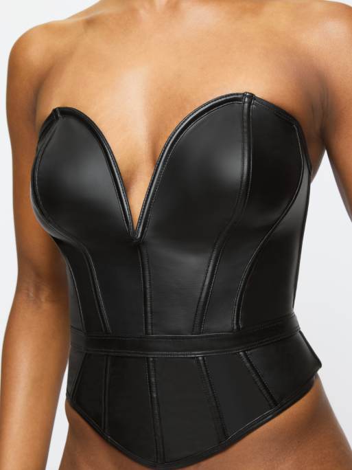 Ann Summers Truly corset top in black, 4 of 4