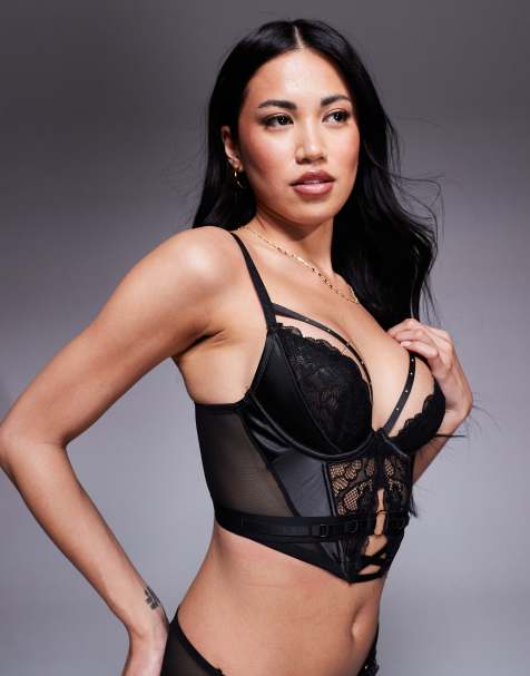 Ann Summers Undisputed corset in black - view 1