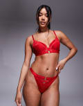 [Ann Summers] Ann Summers Undisputed lingerie thong in red 18 RED