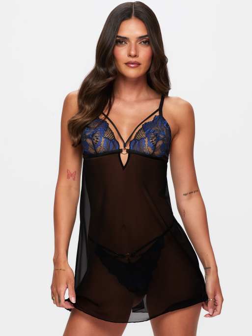 Ann Summers Untamed seduction chemise in black