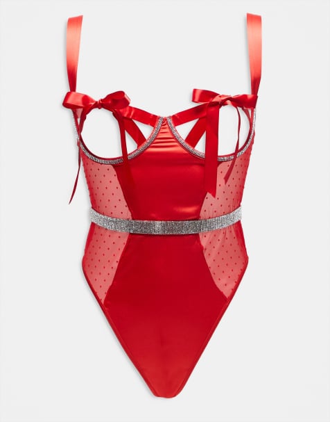 Ann Summers unwrap me luxe Christmas body in red - view 1