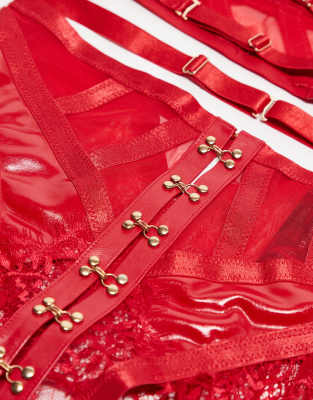 Ann Summers Valentines Exuberant Set In Red