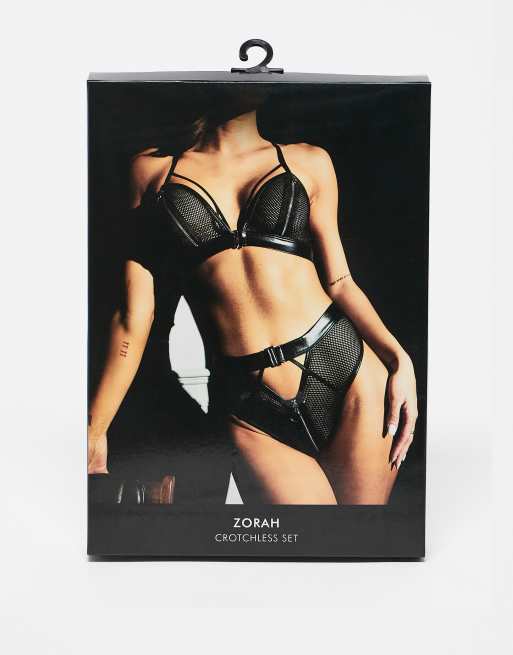 Ann Summers - Zorah - Lingerieset in zwart, 3 van 3