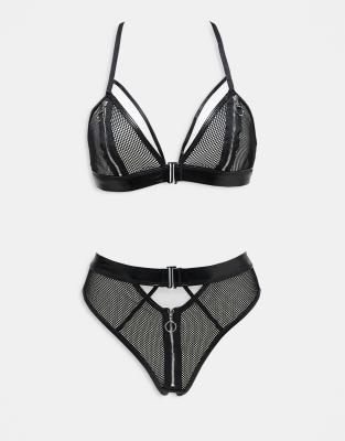 Ann Summers - Zorah - Set in Schwarz