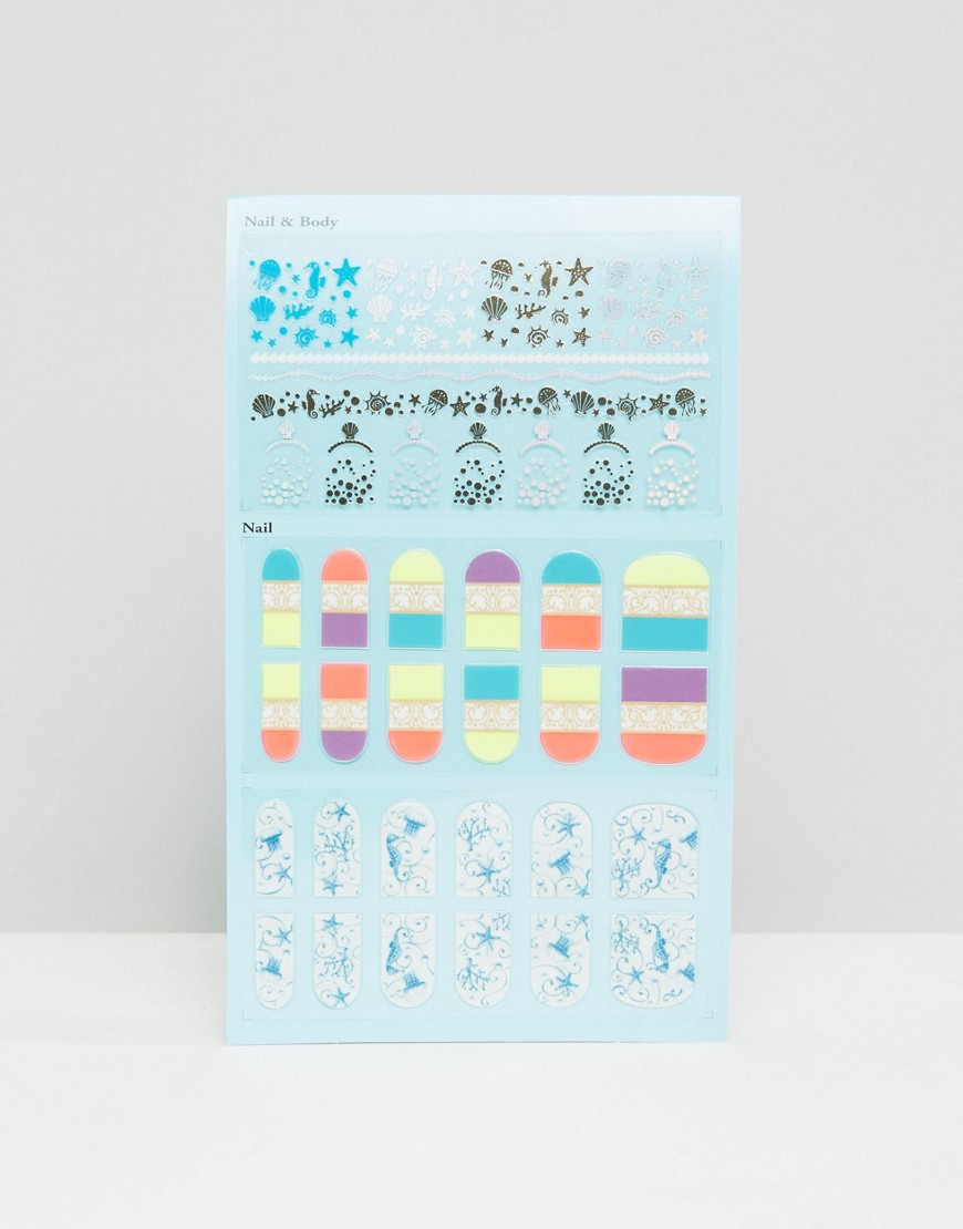 Anna Sui Limited Edition Nail & Body Stickers-Multi
