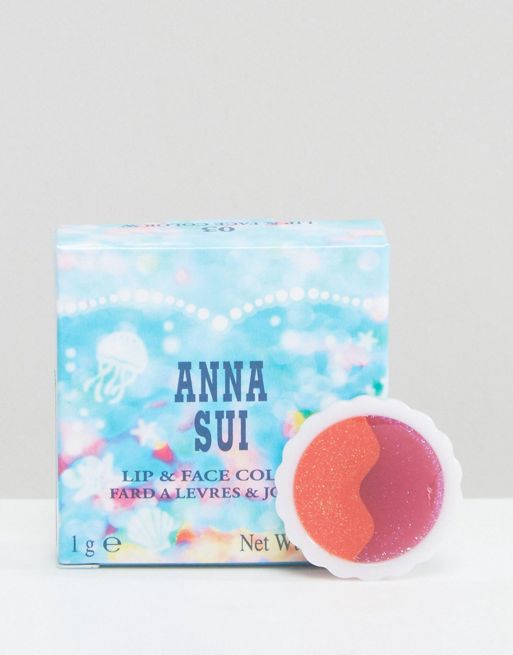 Anna Sui Limited Edition Sparkling Lip Face Color Orange And Purple Asos