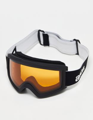 Anon helix 2.0 ski goggles in black and amber | ASOS