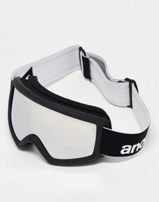 Anon helix 2.0 ski goggles in black and silver