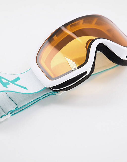 Women Anon Non-Mirror Insight ski goggles in white 