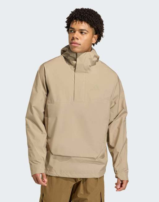 Anorak color cargo Terrex Xploric 2.5 L Climaproof de adidas Performance