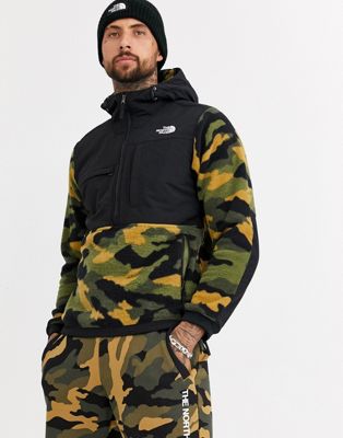 north face camo tracksuit