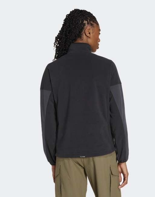 Anorak negra y gris carbón de felpa Terrex Multi Climawarm de adidas, 2 de 4