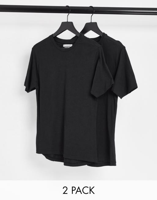 Another Influence 2 pack muscle fit t-shirts in black | ASOS